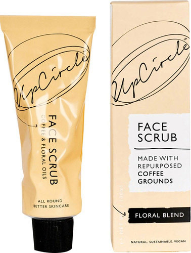 UpCircle Coffee Face Scrub Floral Blend For Sensitive Skin