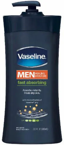 Vaseline Men Fast Absorbing Non-Greasy Body & Face Lotion