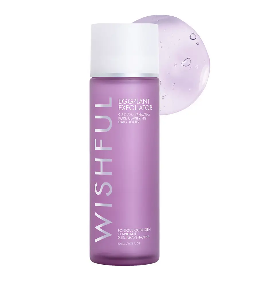 Wishful Eggplant Exfoliator Pore Clarifying Daily Toner