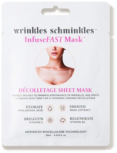 Wrinkles Schminkles InfuseFAST Decolletage Sheet Mask