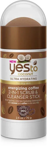 Coconut Energizing Coffee 2-in-1 Scrub & Cleanser Stick