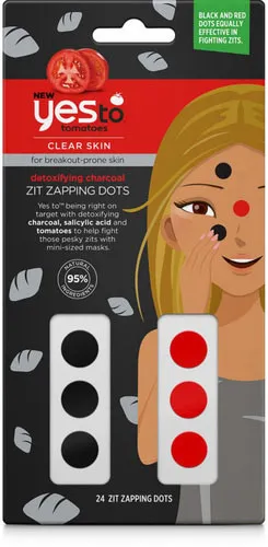 Yes To Detoxifying Zit Zapping Dots - Red Dot