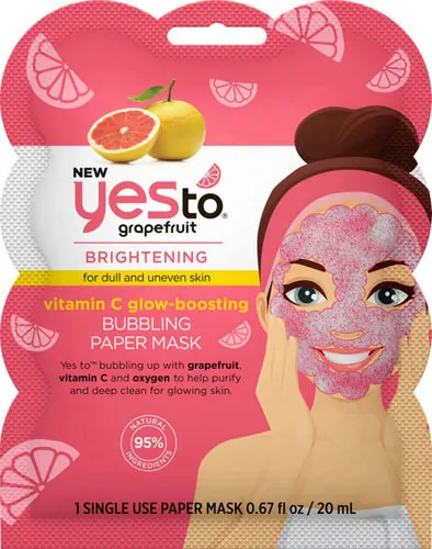 Grapefruit Bubbling Paper Mask