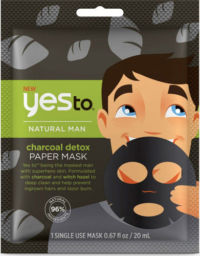 Natural Men Charcoal Detox Paper Mask