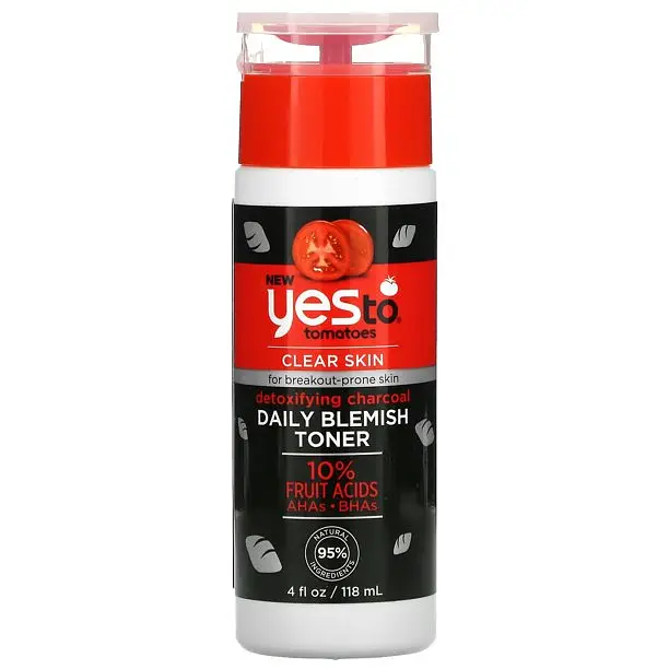 Tomatoes Detoxifying Charcoal Daily Blemish Toner