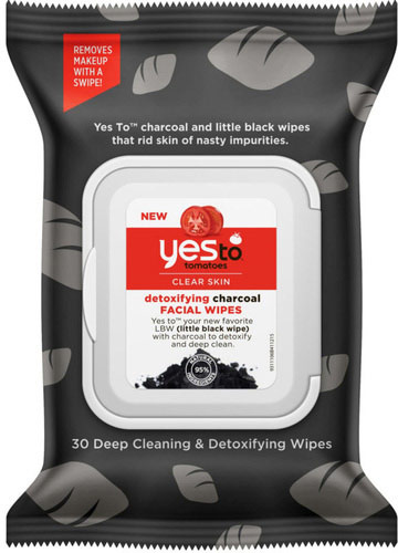 Yes To Tomatoes Detoxifying Charcoal Facial Wipes