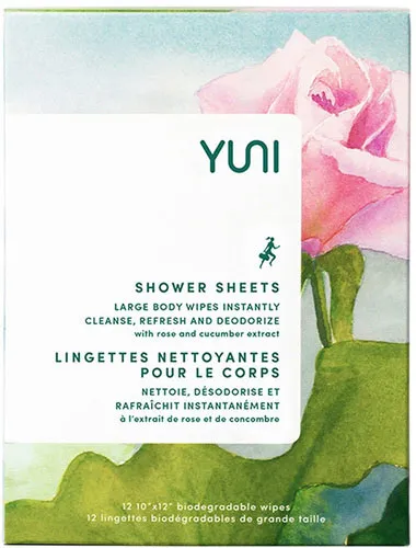 Rose Cucumber Shower Sheets