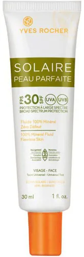 100% Mineral Fluid Flawless Skin SPF 30 - Face